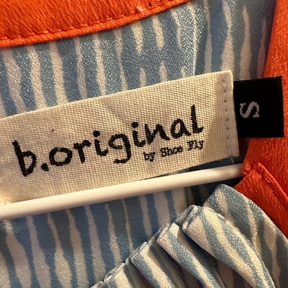 Barneys New York Blue and Orange Women's Dress - Picture 2 of 5